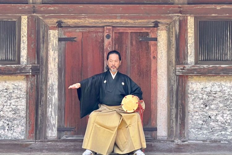 能楽師の 大倉正之助 さん